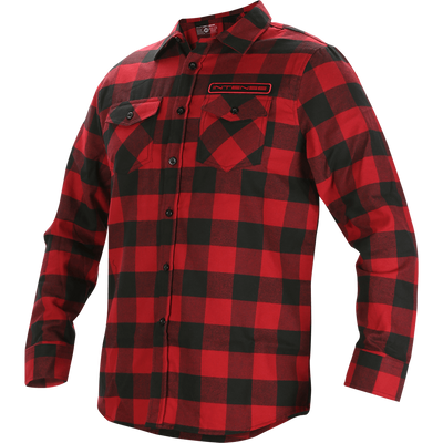 Shop INTENSE Gunny Flannel Shirt Red for sale online and related mountain biking accessories